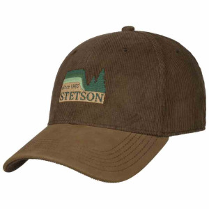 STETSON baseball cap woods marron