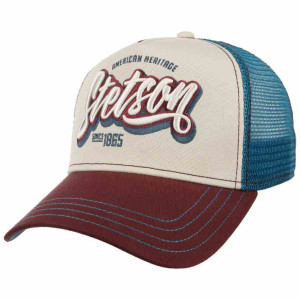 STETSON casquette trucker one for all bordeaux