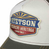 STETSON casquette trucker heritage kaki : couleur - kaki , Taille Réglable - de 55 à 62cm