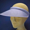 Grande visière serre tête lilas : couleur - lilas, taille - 54cm à 60cm