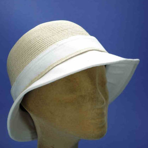 Chapeau  lin coton d'été pour femme