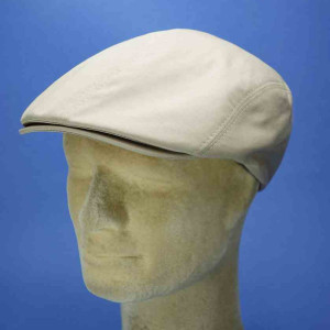 Casquette gatsby d'été en coton beige