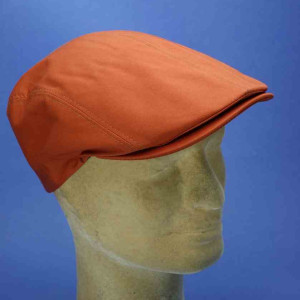 Casquette gatsby d'été en coton brique