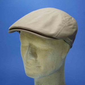 Casquette gatsby d'été en coton taupe