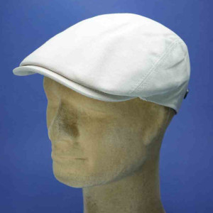 Casquette d'été en coton et polyester homme beige