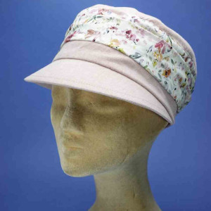 Casquette femme cubaine coton poudré