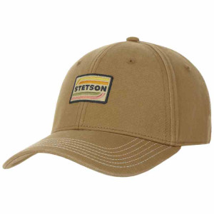 STETSON casquette baseball cap cotton beige