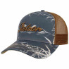 casquette trucker cap vintage minimal aloha print : couleur - bleue, Taille Réglable -  de 54cm à 61 cm