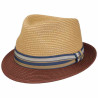 STETSON chapeau trilby toyo été homme red beige : couleur - red beige, taille - S.54.55cm