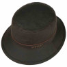 Stetson chapeau bob vintage WAX : couleur - marron 0, taille - M.56.57cm