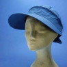 casquette femme longue visière amovible UPF+50 aussie apparel marine : couleur - blanc, Taille Réglable - de 54 à 59cm par scratch