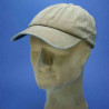 Casquette baseball coton délavé visière couleur : couleur - beige, Taille Réglable -  de 54cm à 61 cm