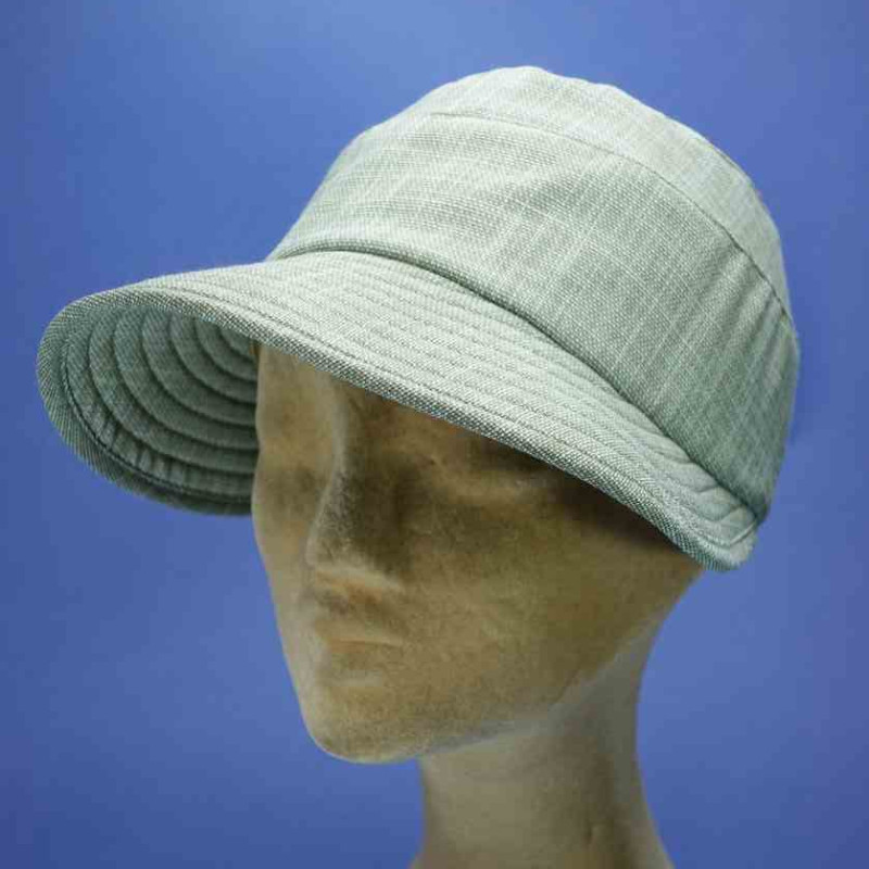 casquette réglable très longue visière fond plat femme