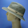 chapeau auckland UPF +50 en coton kaki noisette homme et femme : couleur - kaki/noisette, taille - S.54.55cm