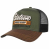 stetson casquette trucker cap speed shop : couleur - olive, Taille Réglable -  de 54cm à 61 cm