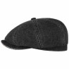 STETSON casquette coton hatteras cap denim garage black : couleur - black, taille - M.56.57cm