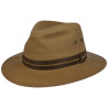 Stetson chapeau traveller waxed coton : couleur - noisette, taille - S.54.55cm