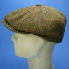 béret casquette irlandaise harris tweed peaky blinders flechet bronze : couleur - Bronze, taille - 55cm