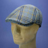 casquette gatsby pure laine vierge jean homme : couleur - jean, taille - 58cm
