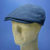 casquette forme anglaise laine d écosse FLECHET jean : couleur - jean, Modéle - Homme, taille - 57cm