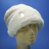 FLECHET bonnet fourrure fashion femmes beige : couleur - beige, Modéle - Femme, taille - Elastiqué 54 à 57cm