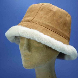 bob suédine femme polyester caramel