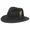Stetson chapeau feutre noir made U.S.A : couleur - noir, Mixte - Homme et Femme, taille - S.54.55cm