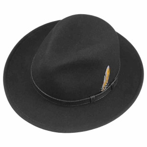 Stetson chapeau feutre noir made U.S.A