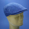 casquette hiver homme velours milleraies bleu : couleur - bleue, taille - 55cm