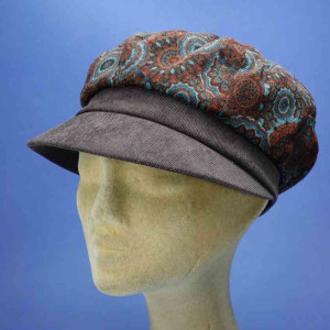 gavroche polyester hiver femme imprimé rouille MTM