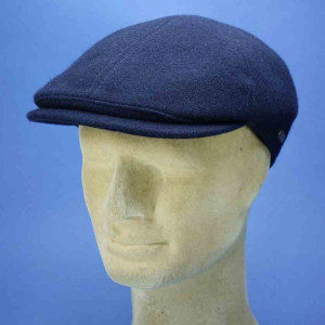 casquette forme brooklyn pure laine vierge navy