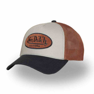 VON DUTCH casquette baseball trucker terry3 patch avec bouclette