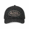 VON DUTCH casquette trucker baseball léopard noir : couleur - noir, Taille Réglable - de 55 à 60cm