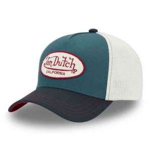 VON DUTCH casquette trucker baseball bouclette bleu