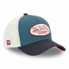 VON DUTCH casquette trucker baseball bouclette bleu : couleur - bleu-white, Taille Réglable - de 55 à 60cm