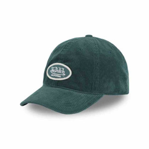 VON DUTCH casquette trucker baseball velours émeraude
