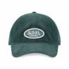 VON DUTCH casquette trucker baseball velours émeraude : couleur - emeraude, Taille Réglable - de 55 à 60cm
