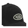 VON DUTCH casquette trucker baseball velours patch noir : couleur - noir, Taille Réglable - de 55 à 60cm