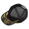 VON DUTCH casquette trucker baseball rocker noir : couleur - noir, Taille Réglable - de 55 à 60cm