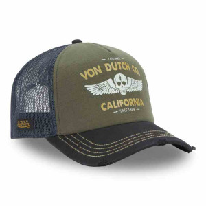 VON DUTCH casquette trucker baseball bambou kaki