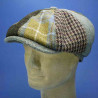 casquette irlandaise peaky blinders Harris tweed homme : couleur - patch couleur, taille - 57cm