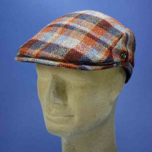 casquette gatsby pure laine vierge imprimé homme