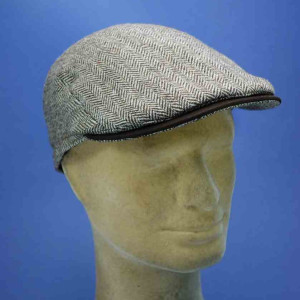 casquette gatsby imperméable pure laine vierge beige homme