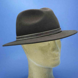 Chapeau haut de gamme GUERRA feutre poil de castor marron