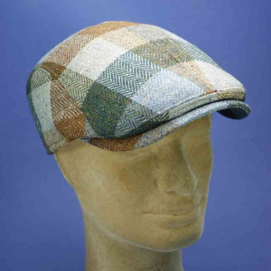 Casquette hiver avec protége oreilles et protége nuque patchwork gottmann