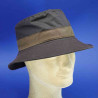 bob de pluie imperméable coton enduit brun : couleur - brun, Mixte - Homme et Femme, taille - 59cm