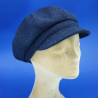 Casquette gavroche femme en laine navy doublure coton : couleur - navy, Modéle - Femme, taille - elastiqué de 54 cm à 58 cm