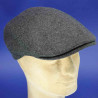 Casquette plate hiver homme laine anthracite : couleur - anthracite , taille - 61cm