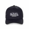 VON DUTCH casquette baseball trucker noire Strapback : couleur - noir, Taille Réglable - de 55 à 60cm