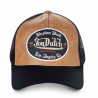 VON DUTCH casquette baseball Marron Trucker Strapback :  garniture - marron, Taille Réglable - de 55 à 60cm